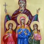 Rugăciune pentru dragoste creştinească şi unire de cuget între părinţi şi copii, către Sfintele Muceniţe Elpis, Pistis, Agapis şi maica lor Sofia