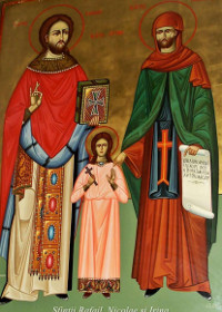 Sfinții Rafail, Nicolae și Irina au vindecat tumora unei femei care li s-a rugat
